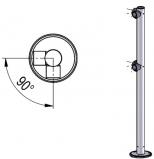 Oxgard Стойка ограждения L-образная(ВЗР 1996.03) Oxgard Стойка ограждения L-образная(ВЗР 1996.03)