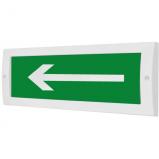 Рубеж ОПОП 1-8 220В "стрелка влево", фон зеленый