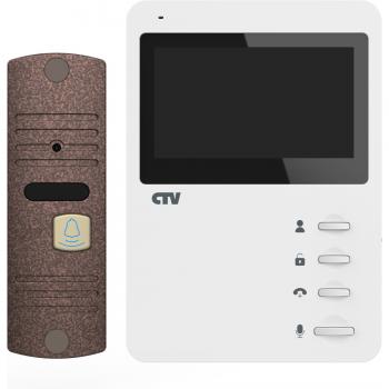 CTV-DP1400N ( Белый монитор + панель бронза)