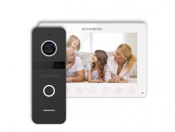 AccordTec AT-home7 Комплект домофонии WH-BL