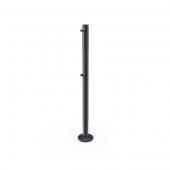 Oxgard Стойка ограждения односторонняя с 2-мя полупетлями (антик серебро, черный) - Oxgard Стойка ограждения односторонняя с 2-мя полупетлями (антик серебро, черный)