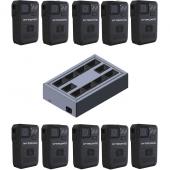 Комплект IPTRONIC IPT-BC1 (10шт) + док-станция IPT-DS-CT10 - Комплект IPTRONIC IPT-BC1 (10шт) + док-станция IPT-DS-CT10