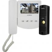  - AccordTec Комплект домофонии AT-home4 WH-BL